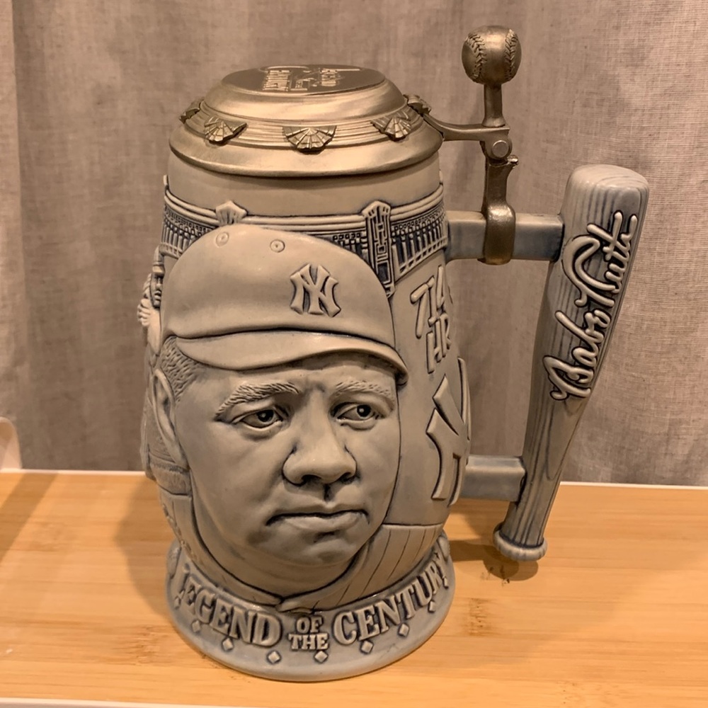 Yankee Babe Ruth Legend of the century Stein